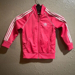 Girls Adidas Track jacket pink sz 3T